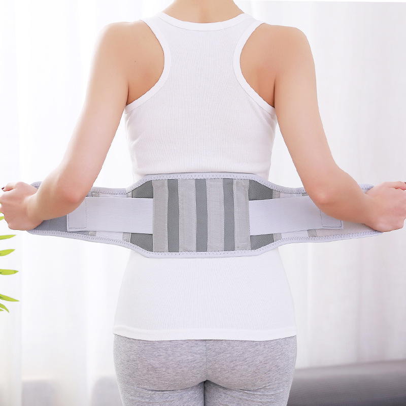 Waist Support Belt for Lumbar Disc Strain, Lumbar Vertebrae and Lumbar Muscle Protrusion Pain, Men's and Women's Waist Support, Waist Circumference, Steel Plate Heating in Summer and All Seasons