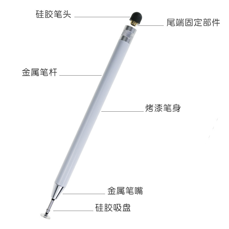 meepss double head disc silicone touch screen stylus pen for ipad Android Apple Universal capacitive pen