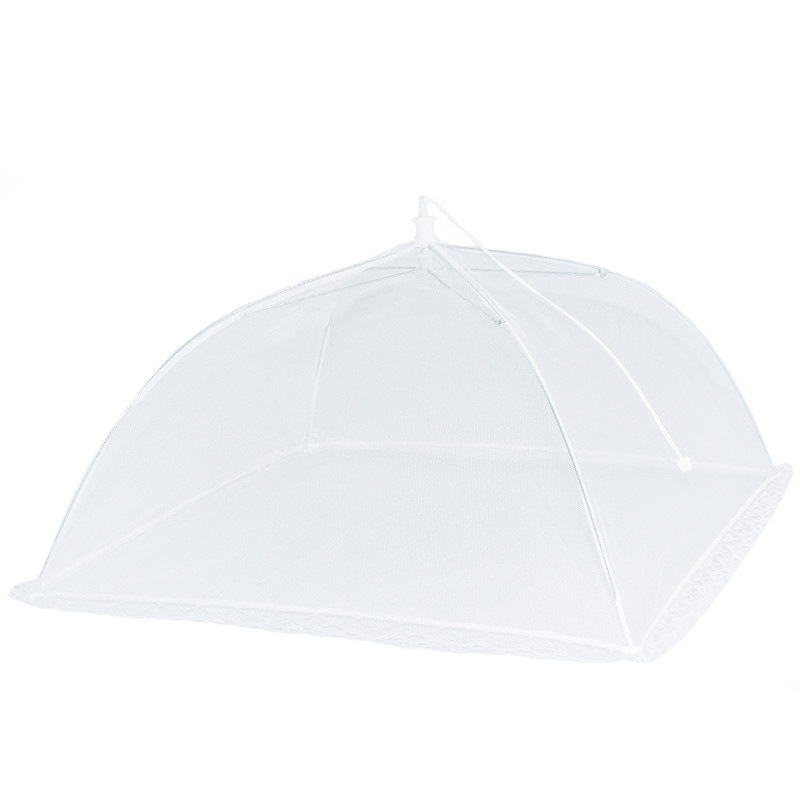 Amazon Cross-Border Square Dish Cover Large Foldable Anti-Fly Net Cover Anti-Insect Mesh Food Cover Dining Table Cover