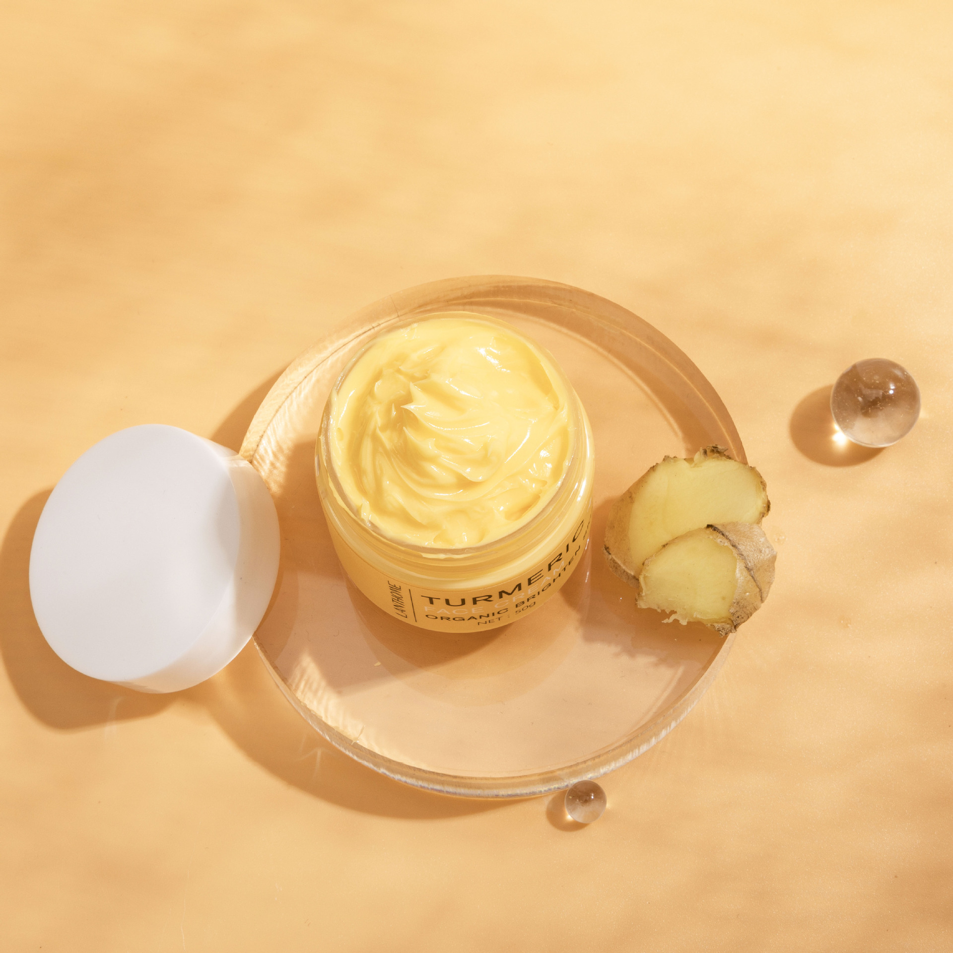 Lianbiquan LANTHOME turmeric skin care set 30ml +50g moisturizing facial care