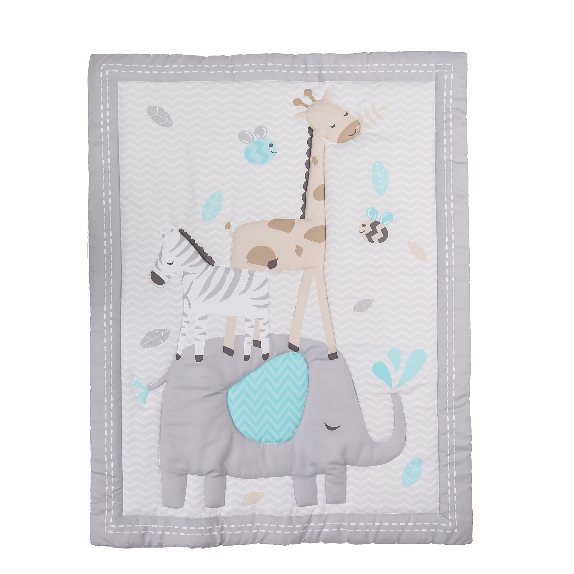 Newborn Set, Children's Crawling Mat, Fitted Sheet, Bed Skirt, Infant Bedding Three-Piece Set