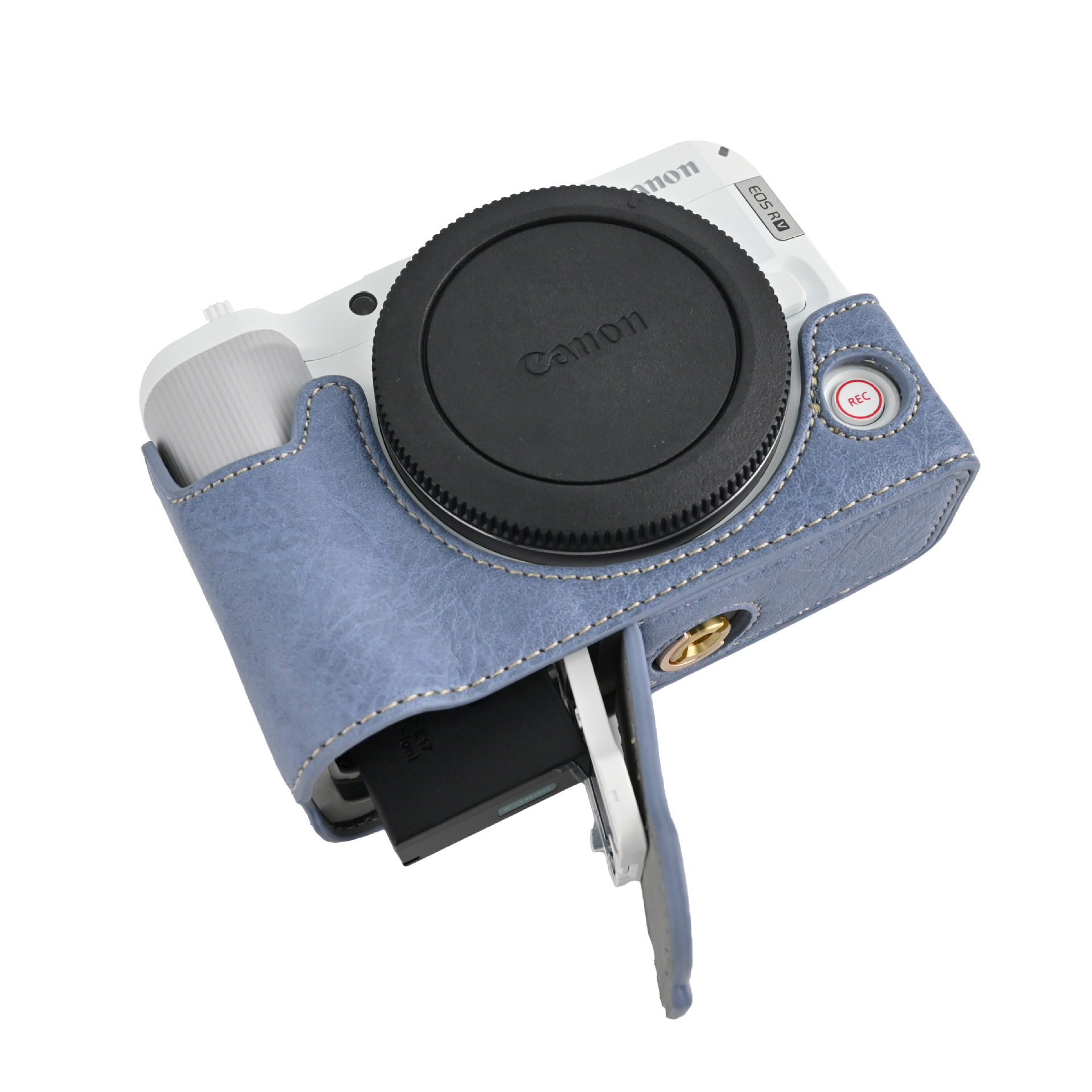 Canon R50V Pebbled Pu Magnetic Base + Can Be Used with V303 Shoulder Strap + 506 Lens Barrel