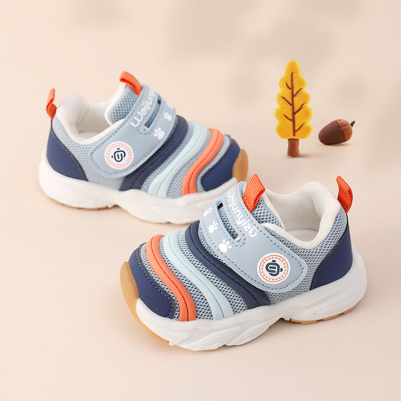 2025 New Toddler Shoes Spring and Autumn Baby Soft Sole Non-slip Baby Shoes 0-1-2 Years Old Boys' Breathable Shoes