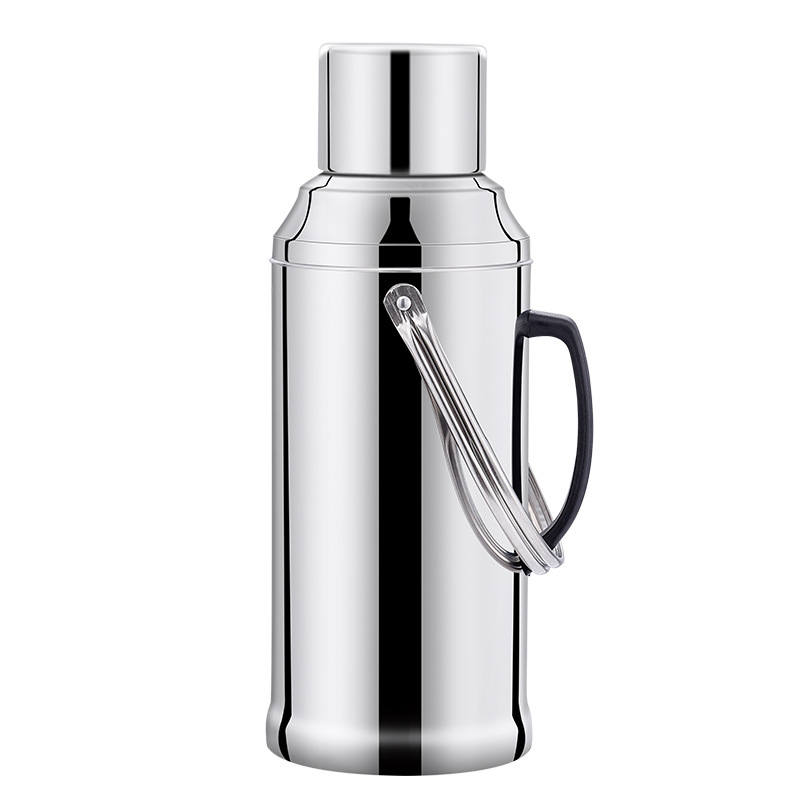 3.2 liters stainless steel shell household thermos thermos thermos bottle open water bottle glass liner dormitory cold insulation thermos bottle