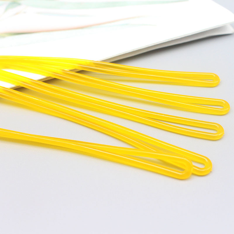 In-Stock Semi-Transparent Luggage Tag Lanyard Pvc Transparent Rope Suitcase Tag Lanyard Boarding Pass Lanyard Hanging Rope Cross-Border Special