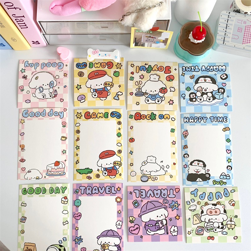 Joint puppy card head back card suit cartoon capybara greeting card packaging material cute gift packaging card