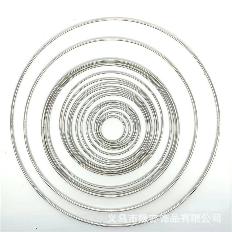 Metal Dream Catcher Iron Ring Hardware Handmade DIY Jewelry Wall Pendant Welded Ring Large Circle Various Specifications