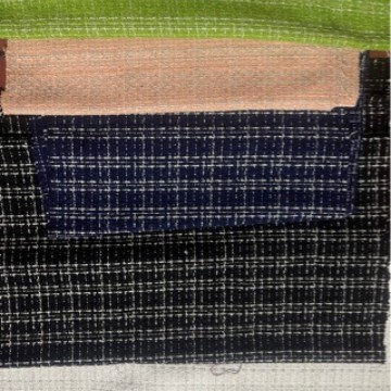 in stock Woven Slub Chanel Style Plaid Fabric Slub Wool Plaid Wool Plaid Fashion Coat Fabric