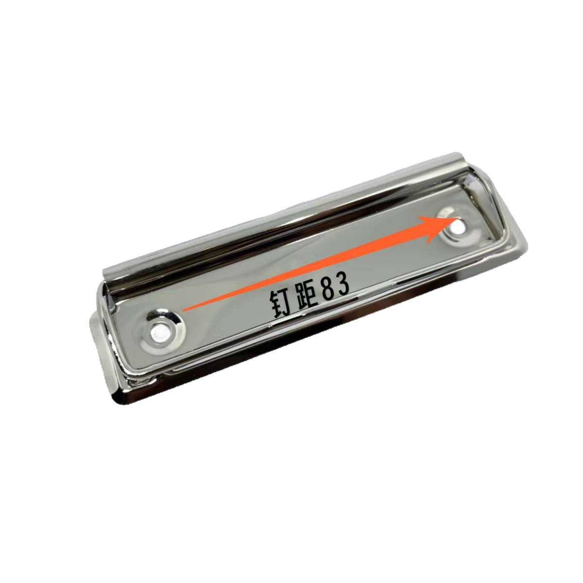 Factory Direct Supply Metal Folder Accessories Board Clip Menu Information Stationery Clip Flat Clip 10cm Glossy Menu Iron Clip