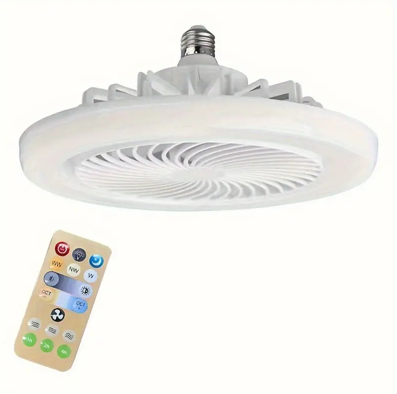 New lamp head aromatherapy fan lamp bedroom lamp ceiling lamp mute electric fan chandelier LED study dining room lamps