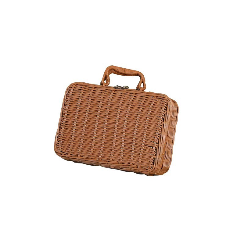 Mid-Autumn Festival Gift Box Rattan Bridesmaid Accompanying Gift Storage Box Hand-woven Vintage Xi Shop Gift Box Dragon Boat Festival Dumpling