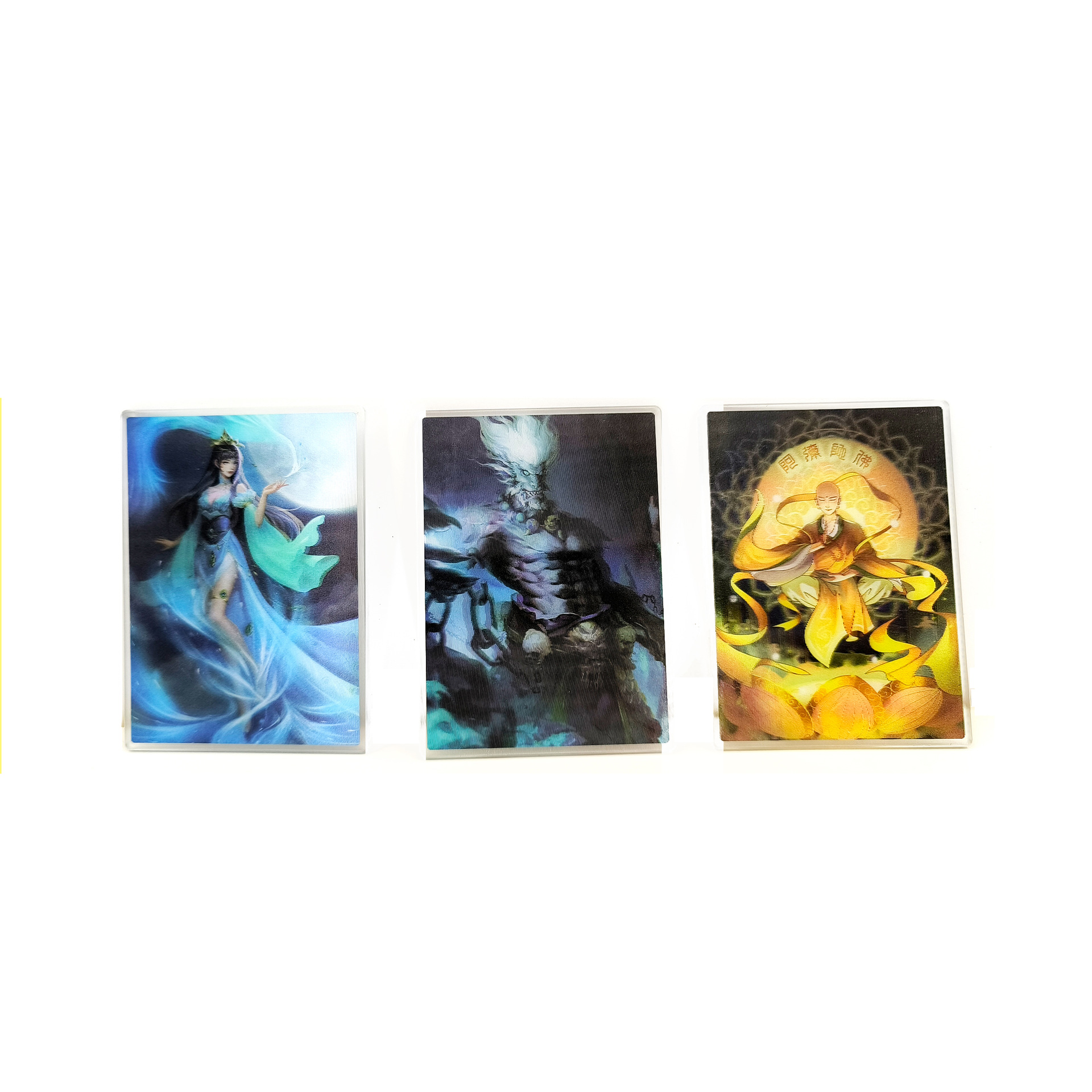 3D Raster Card Customization Cartoon Game Star Changing Card Stereo Changing Card Customization Source Manufacturer