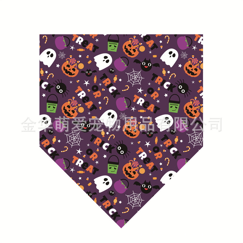 Cross-border Asian holy day pet saliva towel pet scarf pet triangle towel dog dog saliva towel cat dog scarf