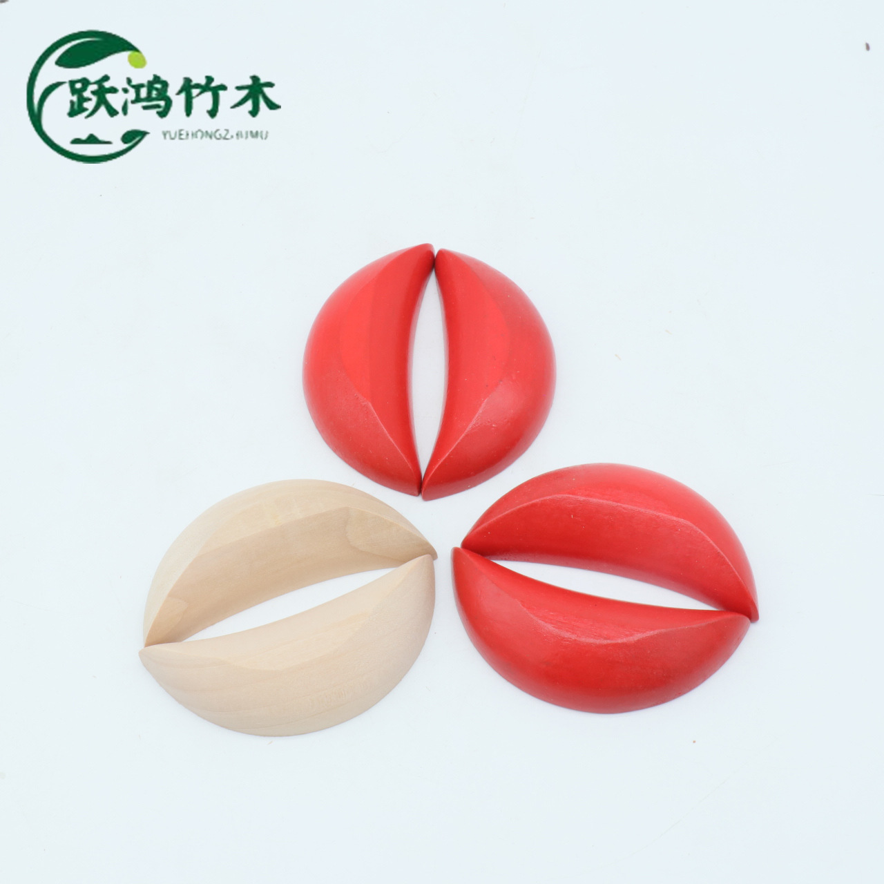 Mini Solid Wood Holy Grail Winning Cup Shenggua Tribute Cup Jiao Yin Yang Gua Cup Instrument Feng Shui Gua Prop Laughing Cup Throwing Cup