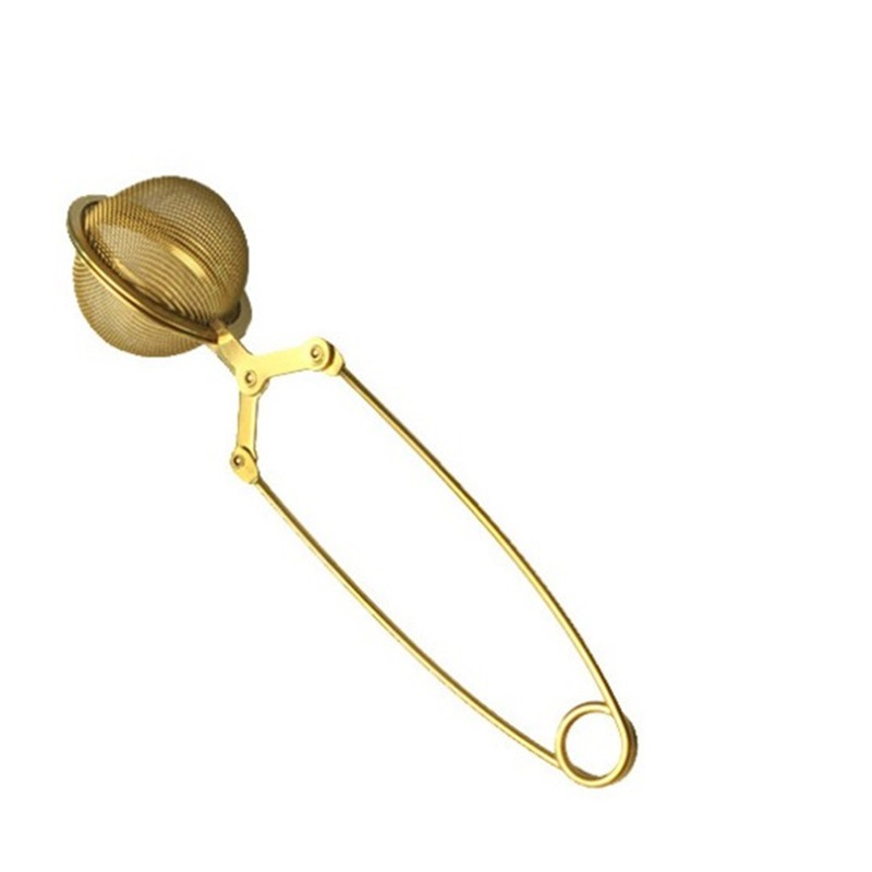 Stainless steel handle tea ball tea filter tea strainer tea strainer handle seasoning ball tea strainer tea strainer clip tea ball