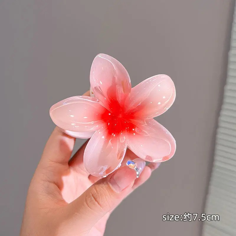 Europe and the United States cross-border egg flower clip holiday hot side hair clip back head plate shark clip hair accessories wholesale