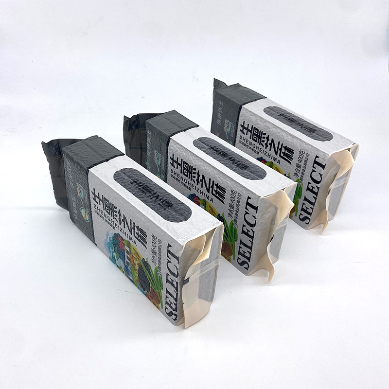 Raw Black Sesame Seeds Wholesale 400g Clean, Plump, Undyed, Pressed Oil, Factory Oil, Sesame, Miscellaneous Grains, Grains, Vacuum