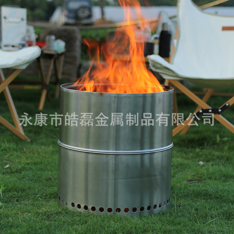 [Кросс-бордерная эксклюзивная] Нержавеющая сталь, дровяная печь, высокая эффективность с съемной зольной плитой