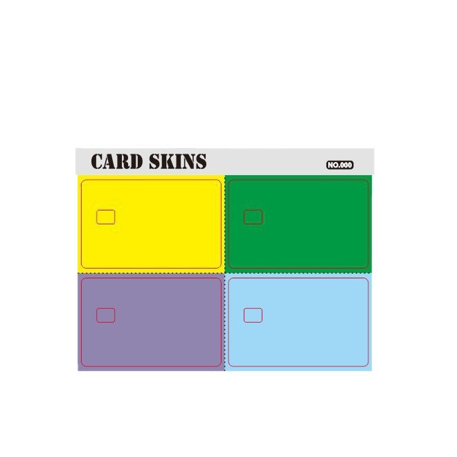 Credit Card Stickers New Cross-Border Export Ultra-Thin Decorative Waterproof Free Combination Card Holder Bank Card Stickers