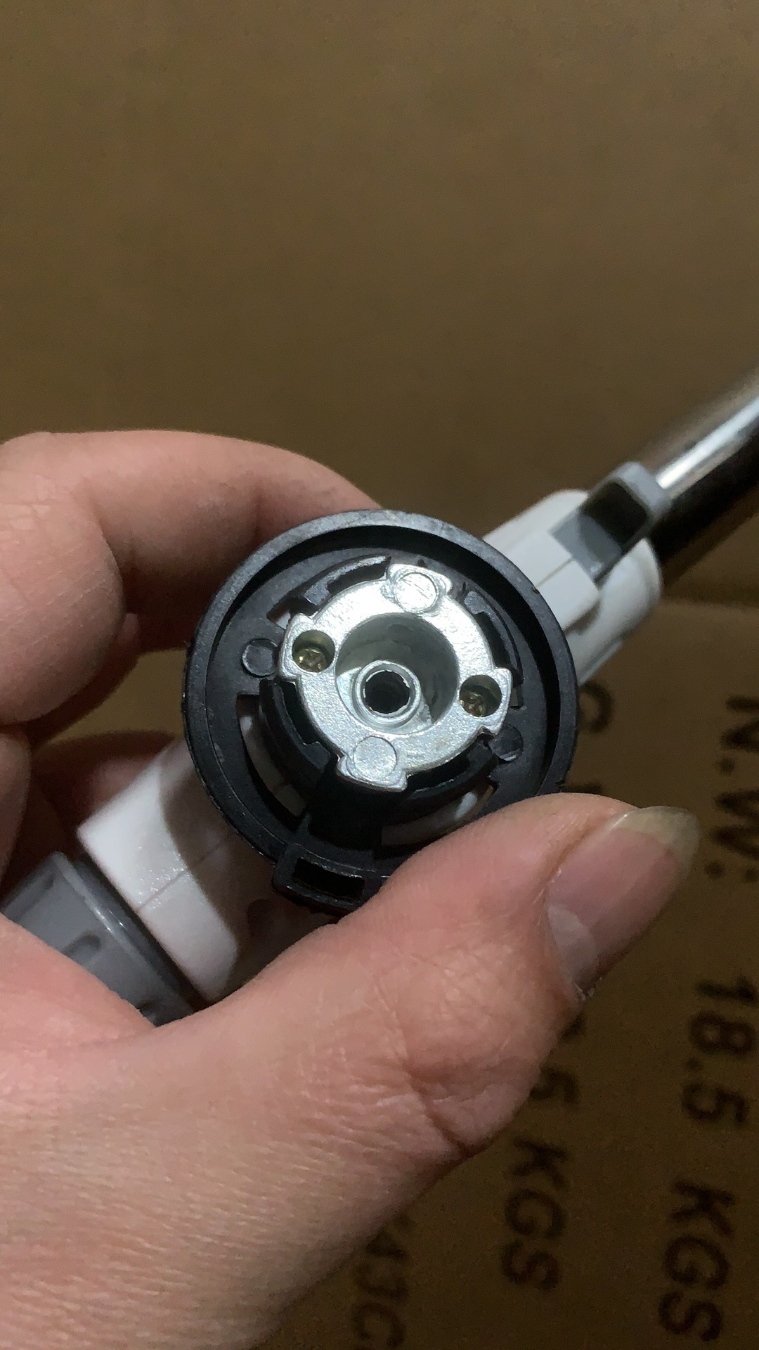 Cassette gas torch 920 white white 920 torch with ceramic ring