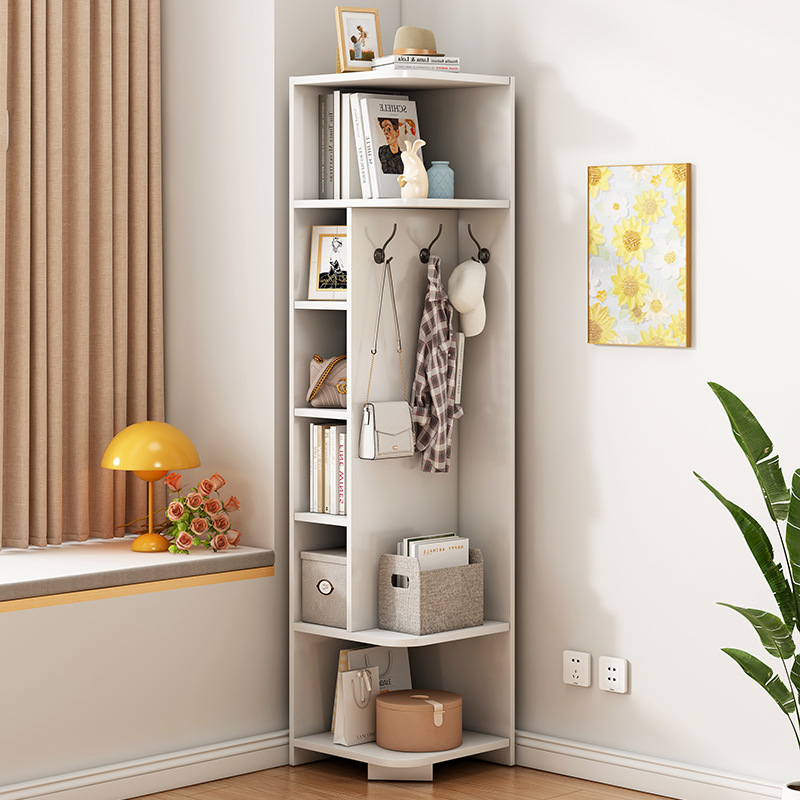 Угловой шкаф с дверцей, треугольный, для хранения одежды, для гостиной и спальни