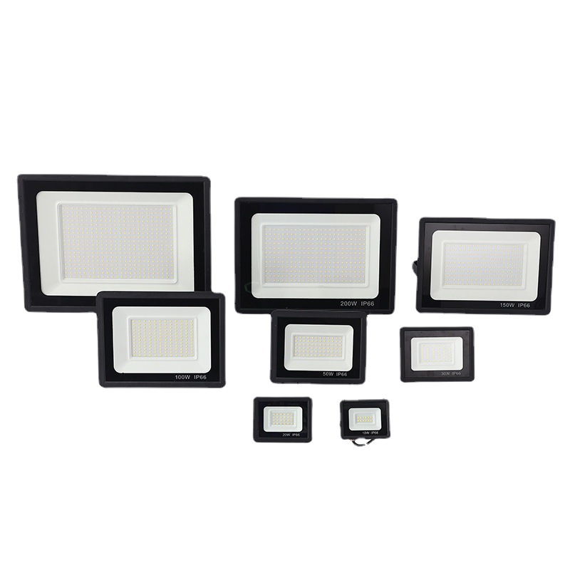 Led flood light super bright outdoor waterproof lighting small apple 50w wide pressure projection light courtyard projection light cross-border