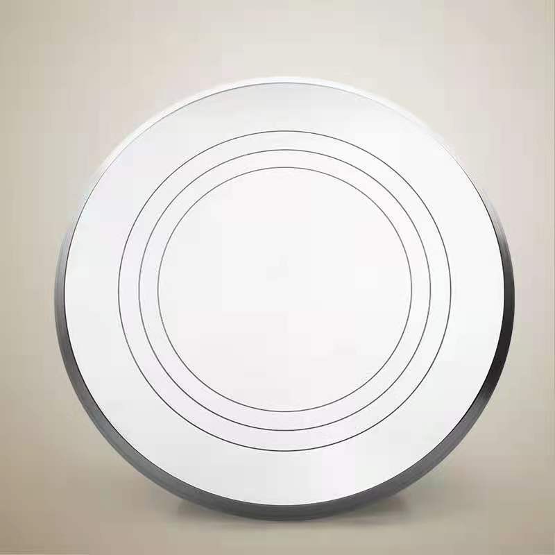 12 inch aluminum alloy cake turntable Decorating turntable household commercial baking tools bonsai rotary table [C]