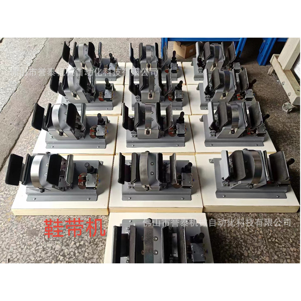 Pneumatic shoe strap machine upper clamp machine sports casual shoes upper tie shoe strap clip tight shoe strap machine