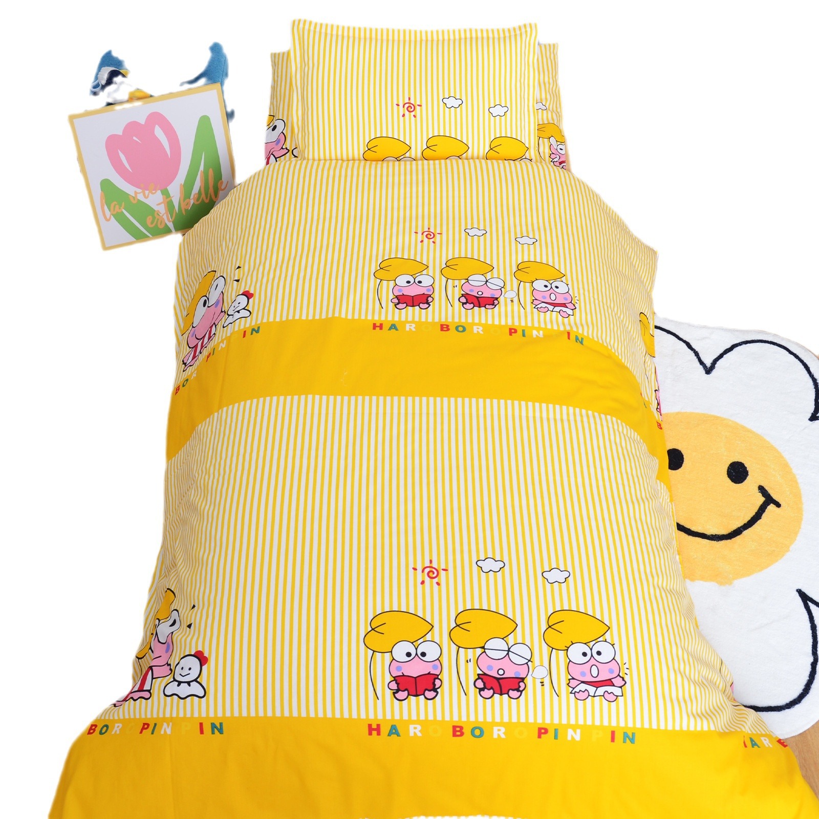 Cotton Cartoon Kindergarten Bedding Three-Piece Set Kidsren's Nap Six-Piece Set Toddler Bedding Cute Pure Cotton