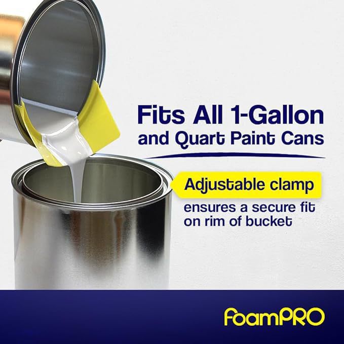 Cross-Border Hot Model, Special Paint Brush for Pouring Paint, Paint Bucket, Liquid Drainage, Leak-Proof, Essential Baffle for Painters