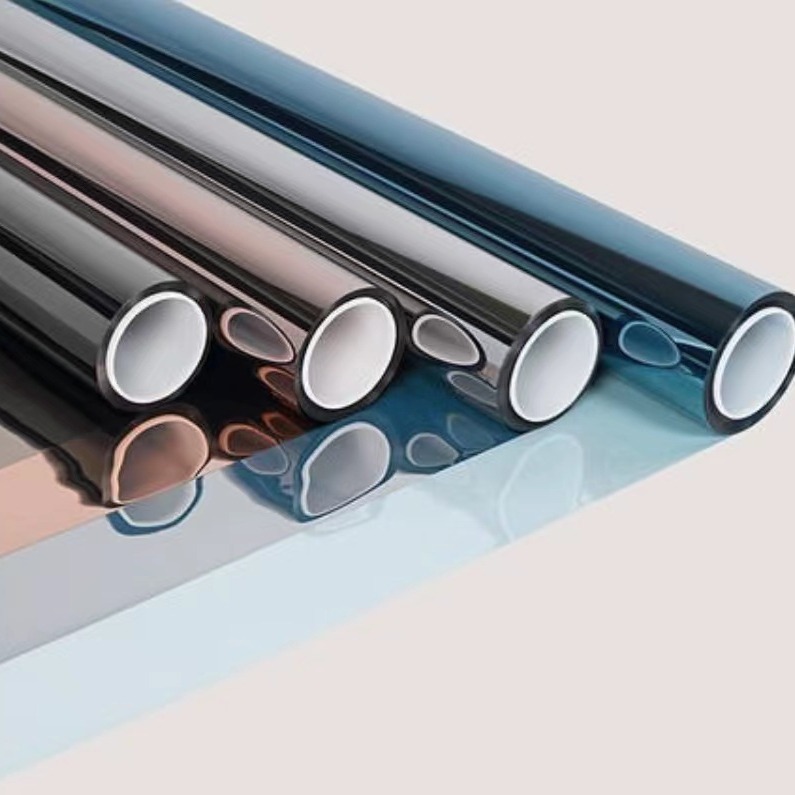 Glass Sticker Heat Insulation Film Peep-proof Sunscreen Window Film UV-proof Shading Balcony Office One-way Perspective Film