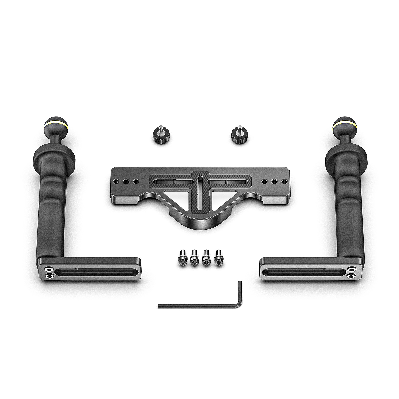 Cross-border metal plastic handle diving bracket SLR micro single gopro sports camera underwater photography accessories