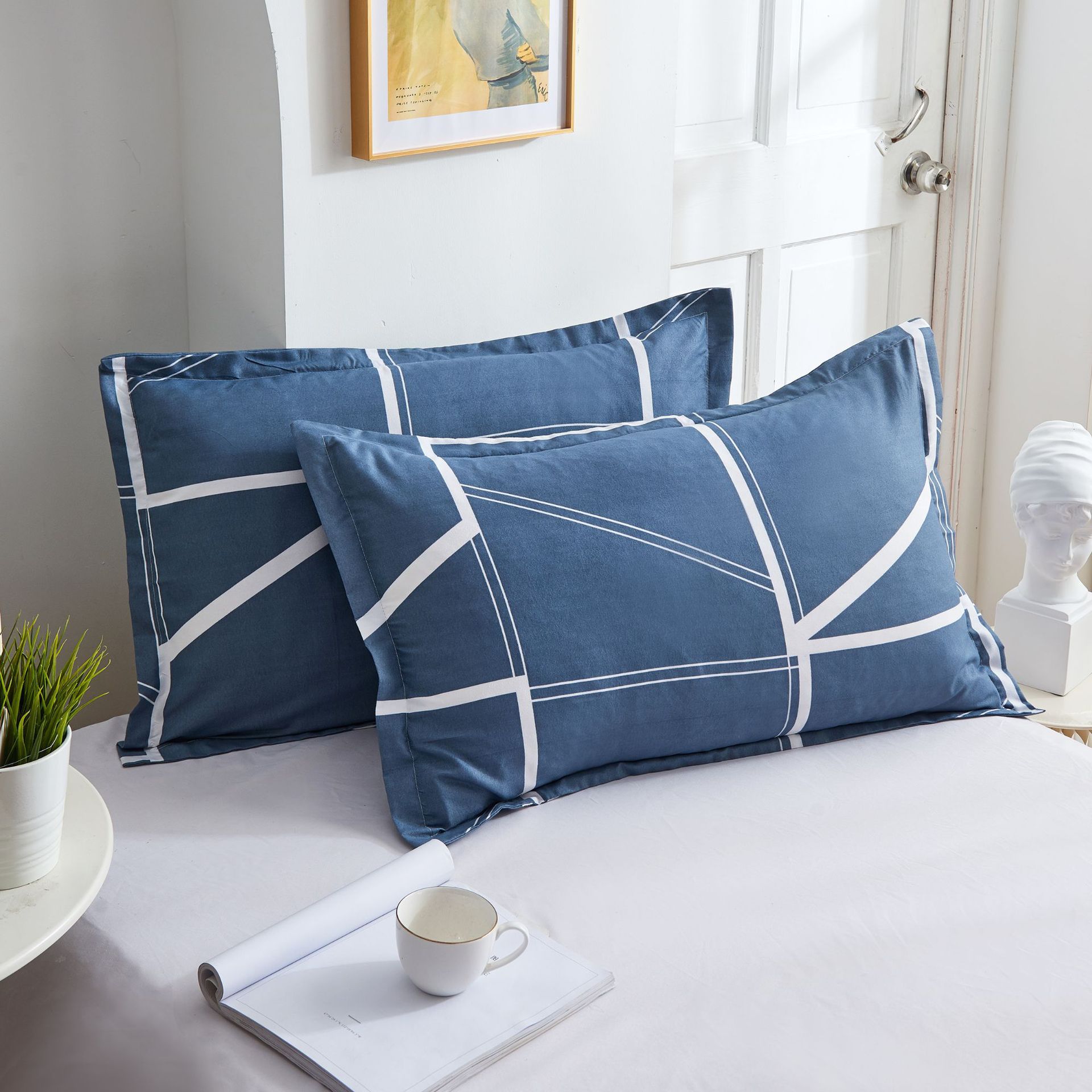 Pillowcase Pillowcase Adult Sanding Single Student Pillowcase Single Double Student Dormitory Cross-border Hair