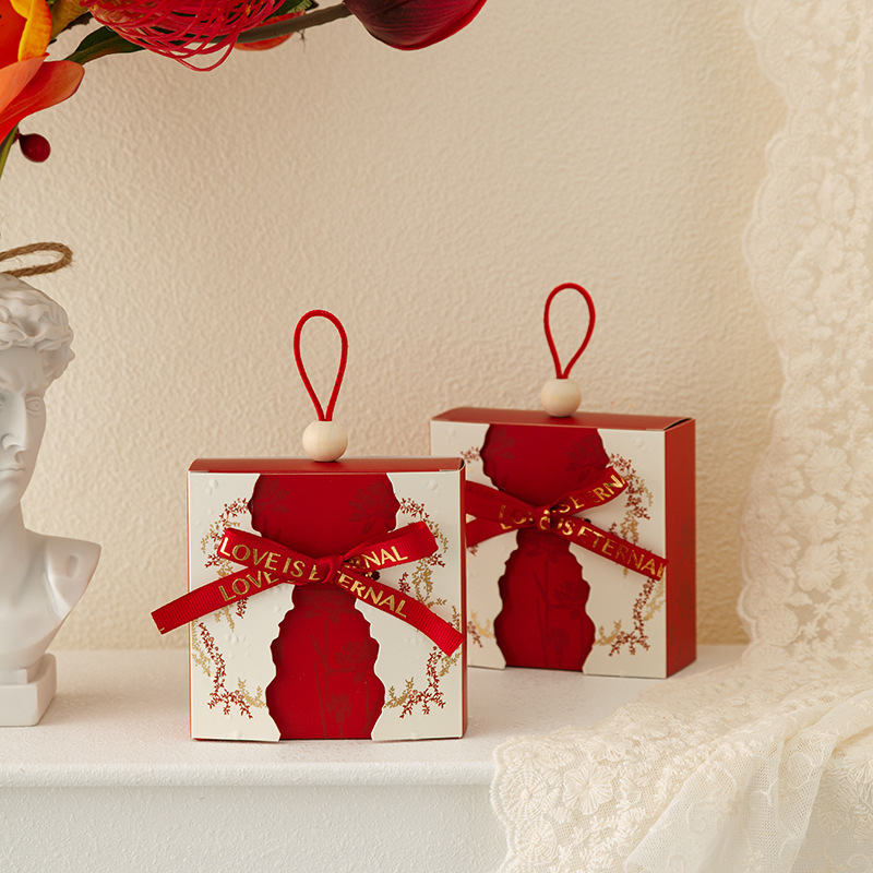 2024 new portable wedding wedding candy box hand gift return gift packaging box table candy candy candy bag