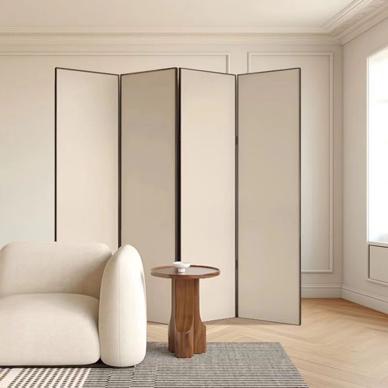 French Cream Style Screen Partition Living Room Entrance Nordic Folding Mobile Office Bedroom Modern Simple