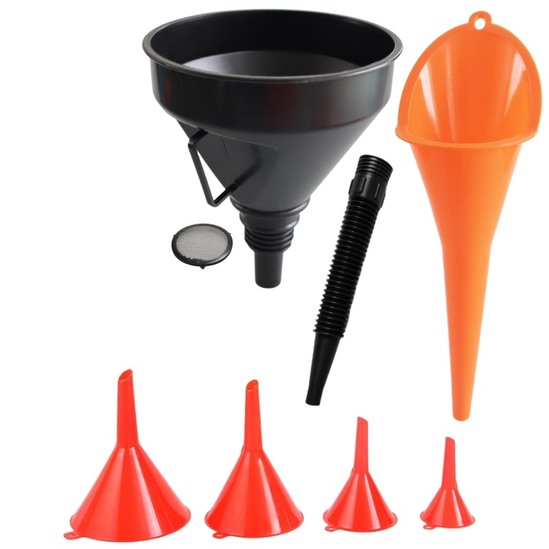 Кросс-бордерная горячая распродажа воронки для заправки с фильтром телескопической трубкой для автомобилей и мотоциклов