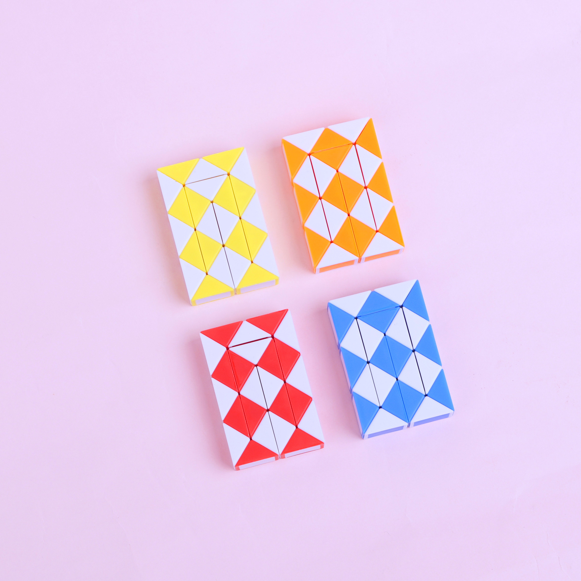 Mini Magic Ruler Variety 24-Segment Folding Deformation Rubik's Cube Puzzle Science and Education Stress Relief Toy Kindergarten Gift Wholesale