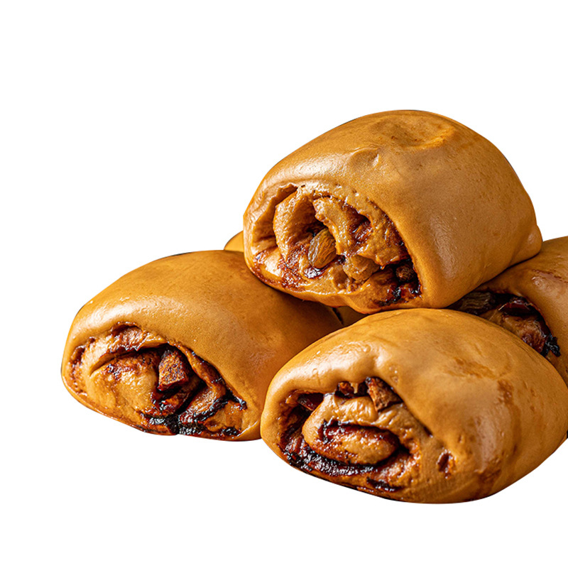 Shredded popcorn brown sugar steamed buns children student breakfast steamed buns dessert heating instant frozen semi-finished products wholesale