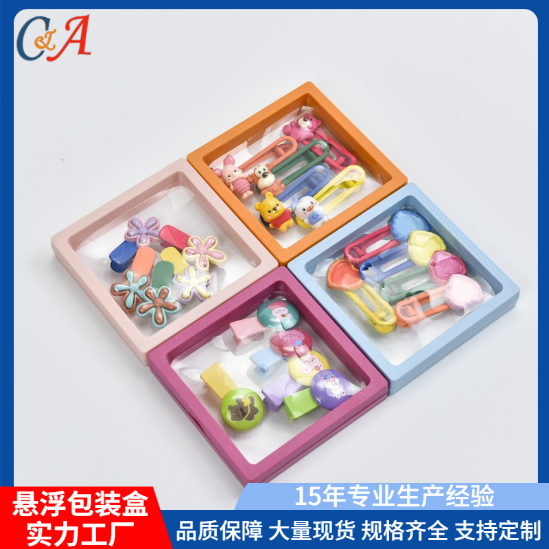 Прозрачная упаковка для ювелирных изделий Wenplay PE Film, эластичная подвесная коробка, органайзер для заколок и украшений