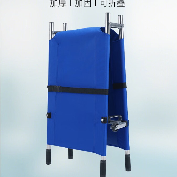 Foldable Medical Fire-Fighting Performance First Aid Emergency Ambulance Upstairs Soft Stretcher Blue Foldableable