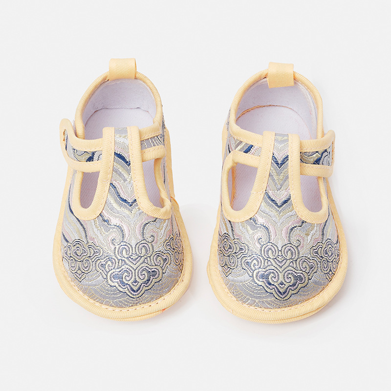 New Antique Han Dynasty Shoes, Infant and Toddler Shoes, Men's and Women's Soft-Soled Toddler Shoes, First-Year Gift, Chinese-Style Tang Suit Shoes