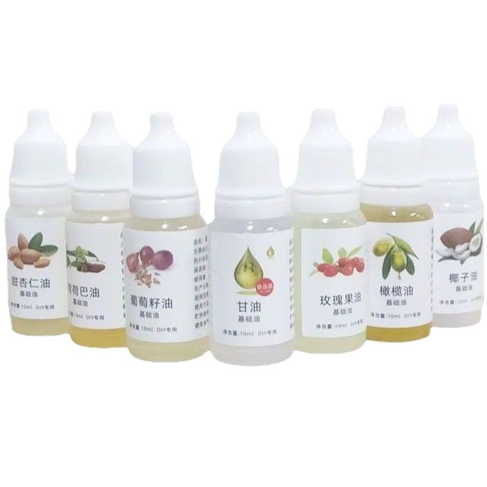 Wholesale 10ml handmade soap DIY plant base oil rose coconut and other glycerin Crystal mud toy moisturizer