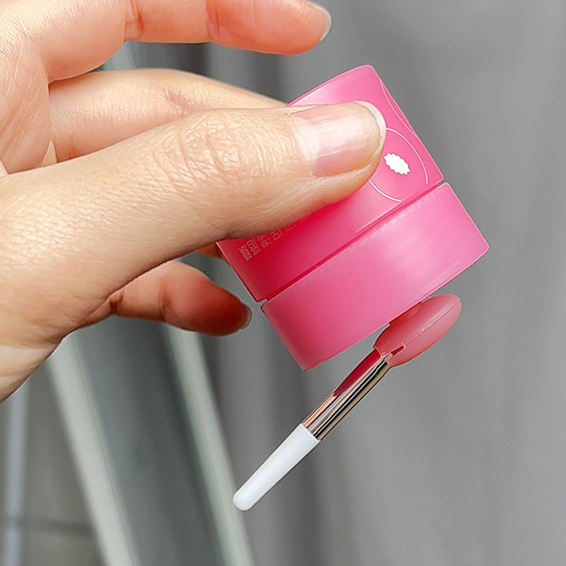 Silicone lip brush mini with suction cup lip mask brush makeup brush lip glaze portable lipstick makeup brush makeup tools
