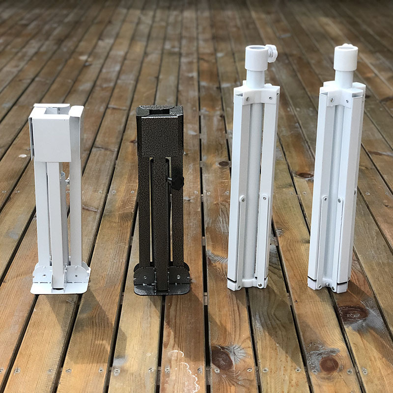 Sun Umbrella Four-Legged Base Outdoor Umbrella Foldableing Tripod Bracket Beach Umbrella Cross Metal Umbrella Fishing Umbrella Accessories