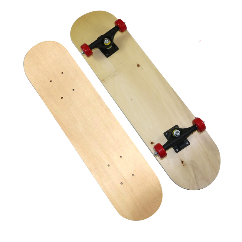 DIY hand-painted children's four-wheel skateboard maple double-sided blank board decoration graffiti kindergarten art painting gifts
