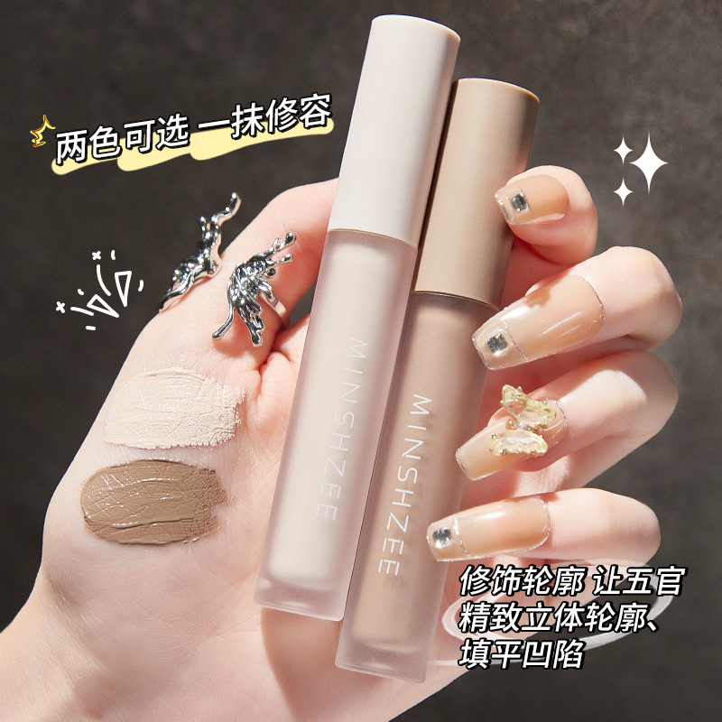 Minshzee Ming Xizhi Liquid Contouring Stick Highlight Liquid Nose Shadow Brightening Natural Highlight Contouring Liquid Cross-Border