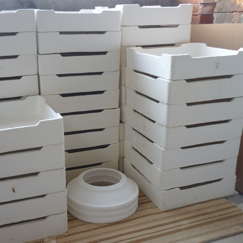 Corundum sagger refractory firing sagger high temperature square sagger refractory ceramic bowl industrial porcelain