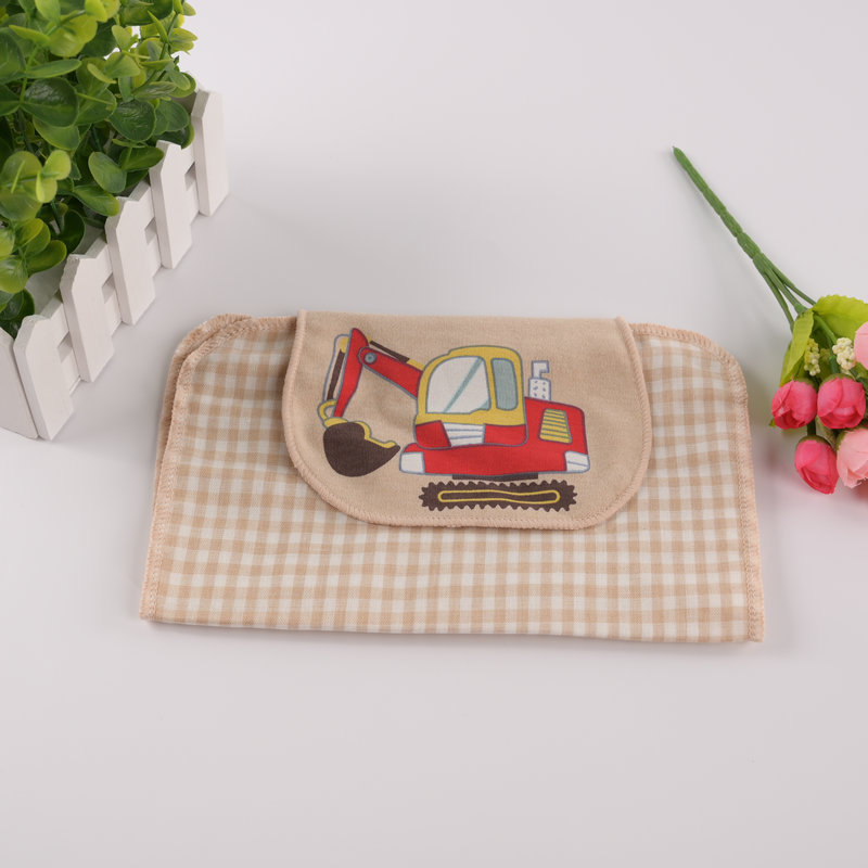 Baby's Back Sweat Wipe Sweat Wipe Summer Children's Cotton Kindergarten Girls' Baby Thin Gauze Pad Back Wipe