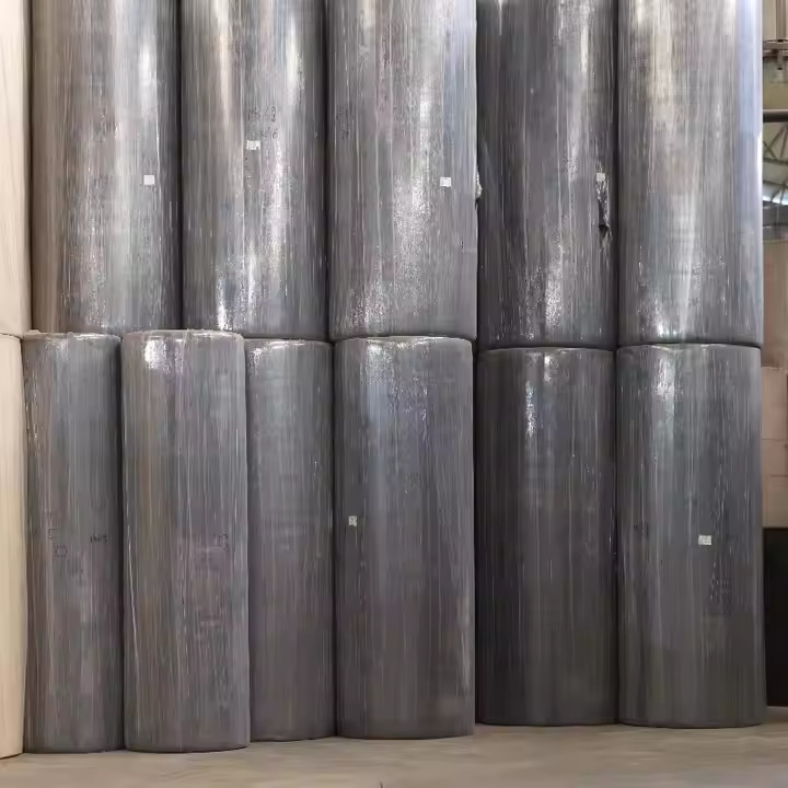 Colored Base Paper Napkins, Paper Towels, Customizable Black Large Shaft Paper Rolls, Household Paper Base Paper, Original Wood Pulp