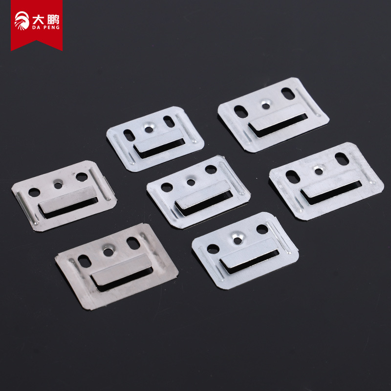 Galvanized PVC buckle plate buckle fixing piece bamboo fiberboard integrated wall plate buckle wall plate stainless steel buckle